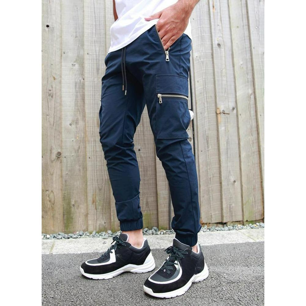 Casual Cargo Pants Men Hip Hop Streetwear Jogger Pant Fashion Trousers Multi-Pocket Casual Joggers Sweatpants Men Pants
