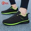 YRZL Men Shoes Breathable Mens Sneakers Comfortable Non Slip Casual Shoes Tenis Outdoor Lace Up Walking Sneakers for Men