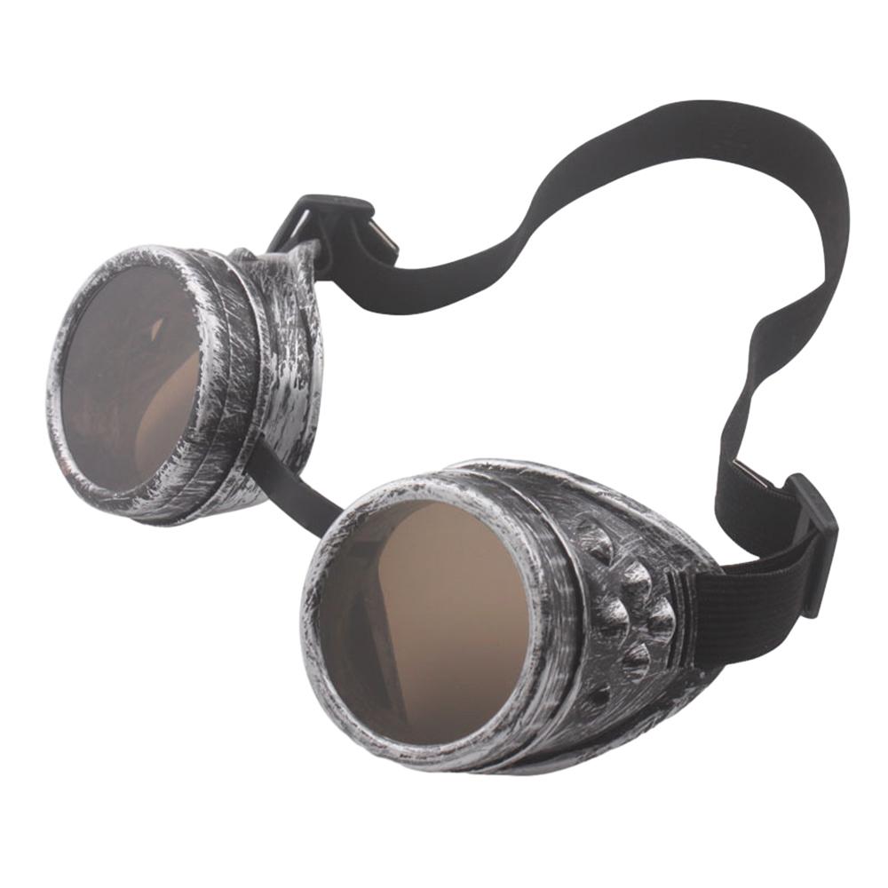 New Steampunk Goggles Welding Vintage Style Punk Glasses Fashion Sunglasses Role Play Five Color Lenses Retro Craftsmanship