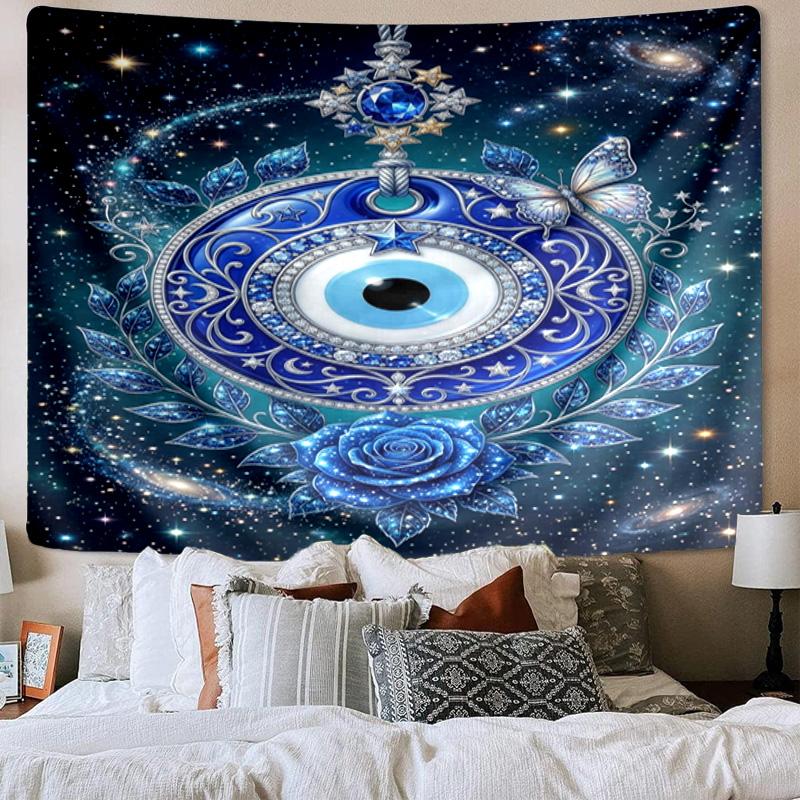 Ethereal Eye In Stars Tapestry Room Decoration Wall Hanging for Living Room Bedroom, dormitory, Birthday and Christmas gifts