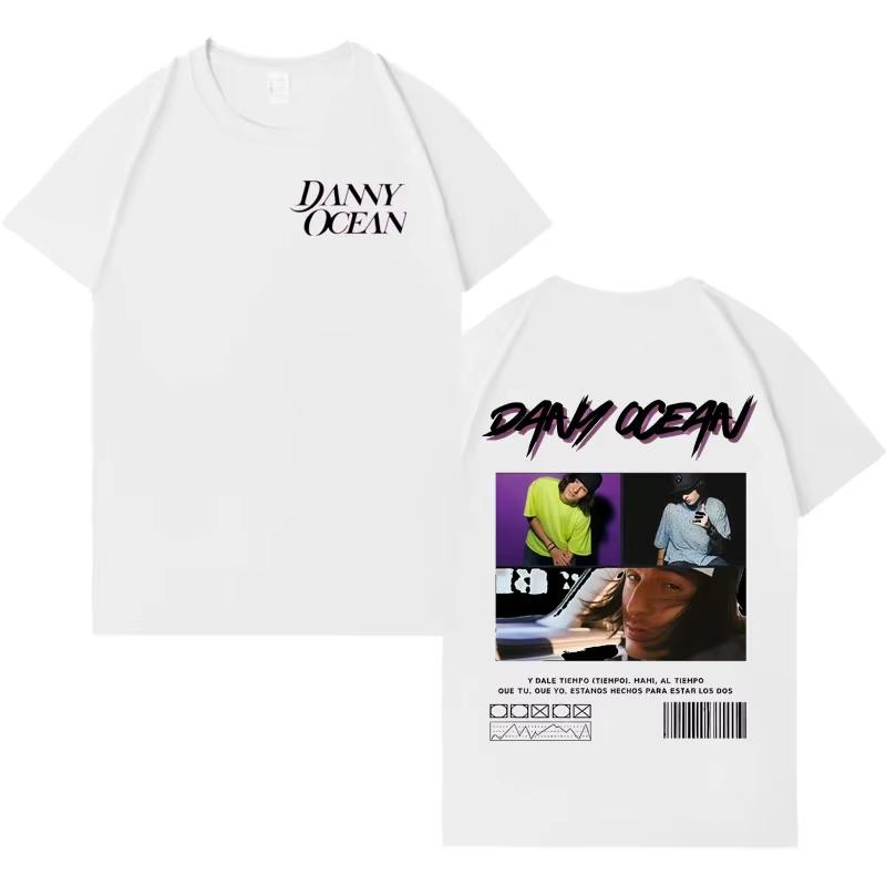 Rapper Danny Ocean Album Tour Graphic Tshirt 2026 Mens Harajuku High Quality ONeck Casual Tees Aesthetic Pop Short Sleeve top
