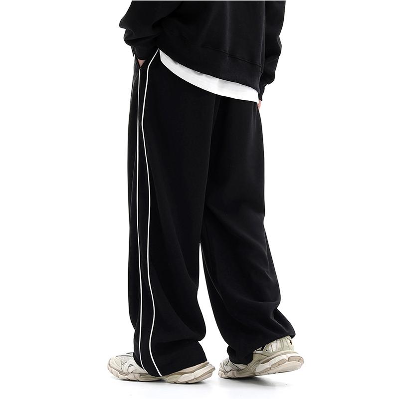 Мужская одежда Y2K, летние полосатые спортивные штаны, спортивные мешковатые широкие брюки, брюки-карго для бега, брюки для мужчин, технологичная одежда, корейская одежда