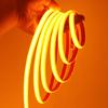 12V 24V IP68 Waterproof COB Neon Strip Hight Bright 320Leds/M Yellow/Pink/Red/White/I Blue/Pink Flexible Ribbon Rope LED Light