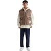 Mitchell Ness Down Vests Unisex Brown Stand Collar Thickened Other MNHYAWTODV024-BRN