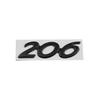 Car Metal Rear Trunk Boot Letters Logo Badge Emblem Decal Sticker For Peugeot 206 207 301 308 307 408 508 Decoration Accessories