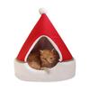 Cat Tent Cave Bed Christmas Tree Cat House Bed Comfortable Triangle Cat Bed Pet Tent House