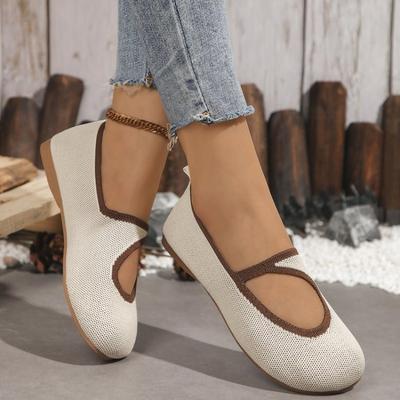 Модные женские удобные легкие элегантные лоферы на плоской подошве с ремешком, женские туфли-балетки с мелким вырезом для повседневной носки, весенне-осенняя обувь 2024 для женщин