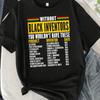 Женская футболка с круглым вырезом BLACK INVENTORS, короткий рукав, модный принт, рубашка с коротким рукавом, эластичная футболка