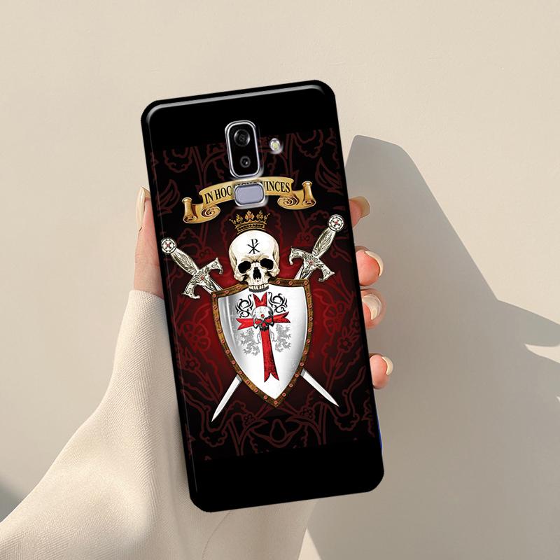 Чехол Templar Knight для Samsung Galaxy J4 J6 Plus 2018 A6 A7 A8 A9 J8 J1 2016 A3 A5 J3 J7 J5 2017 чехол