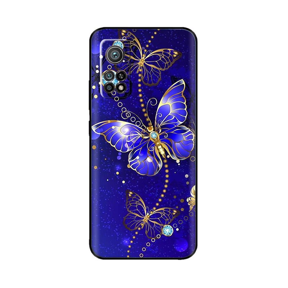 Чехол для телефона для Xiaomi Mi 10T Чехол Бабочка Сердце Мягкие Чехлы из Жидкого Силикона для Xiaomi Mi 10T Pro Mi10T Чехол для Xiaomi 10T Pro