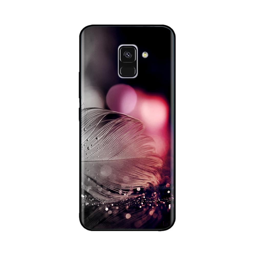 Чехол для Samsung Galaxy A8 2018 Мягкий ТПУ Задняя крышка телефона Для Samsung A8 Plus 2018 A730 Чехол GalaxyA8 A 8 Силиконовый бампер Coque