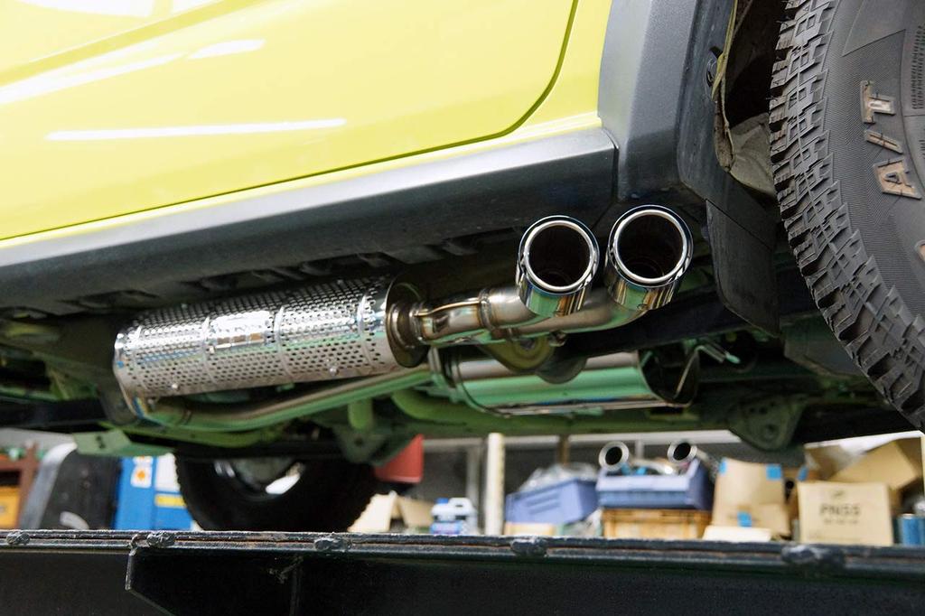 Автомобильный спортивный глушитель HKS Liga Max Trail Master Suzuki Jimny Sierra JB74W K15B, совместимый с проверкой автомобиля, детали впускной и выпускной системы 3BA-