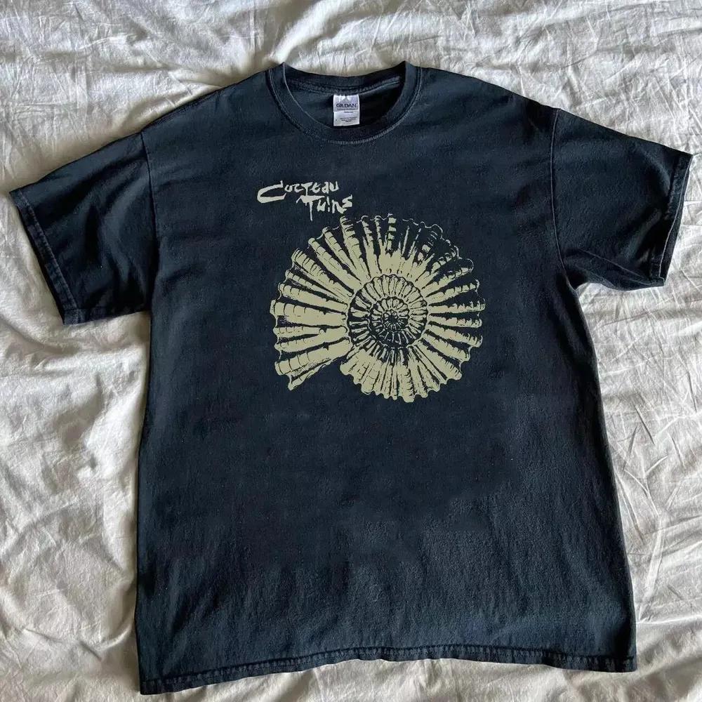 Unisex Short Sleeve Crew Neck Cotton T Shirt Cocteau Twins Band