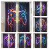 Boys Gaming Window Curtains Teens Gamepad Blackout Curtain For The Bedroom Video Games Controller Room Curtains For Living Room