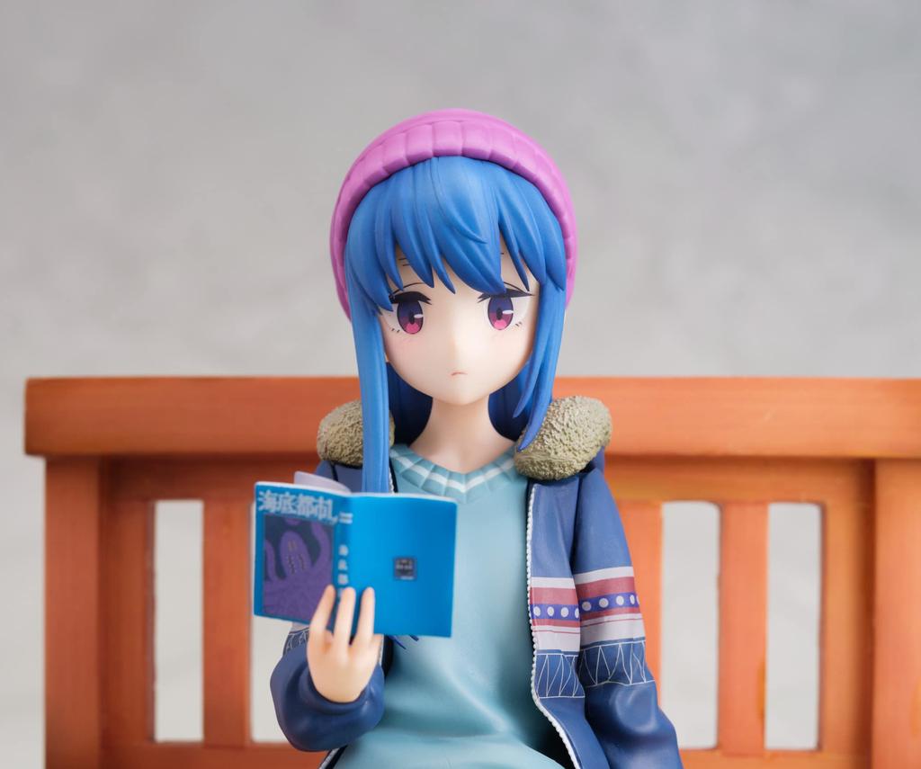 amiami Yuru Camp Сима Рин Версия с горячим источником. Готовая раскрашенная фигурка из ПВХ и АБС, масштаб 1/7