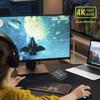 Разветвитель Type-C на HDMI+DP 1x2 для ноутбука MST Дисплей на два экрана Один вход два выхода