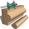 1 шт. 8 мм хвостовик деревообрабатывающие инструменты Bullnose шарик колонна фреза для формования фрезы