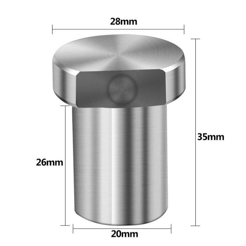 Workbench Tenon Stopper 20MM Bench Dogs Alloy Peg Brake Stops Clamp Quick Disassembly Woodworking Bench Brake Limit Block