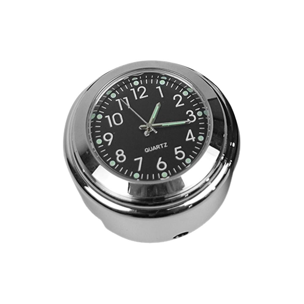 Водонепроницаемые часы для мотоцикла, мини-цифровые велосипедные часы с нескользящим ковриком, крепление на трубку руля 22/25 мм, светящиеся часы для мотоцикла