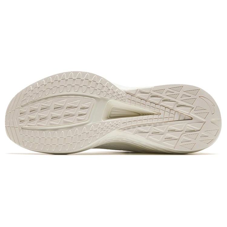 Anta Lingfeng Shock Absorption Rebound Lightweight Breathable Low-Top Running Shoes Men Sneakers White Gray 912425502-1