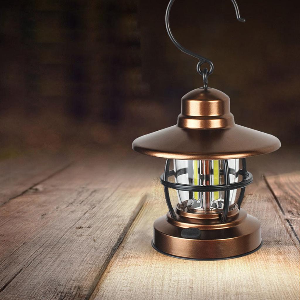 KS-8018 Светодиодный фонарь, подвесные садовые фонари, уличные гирлянды, водонепроницаемый ретро бронзовый лагерь