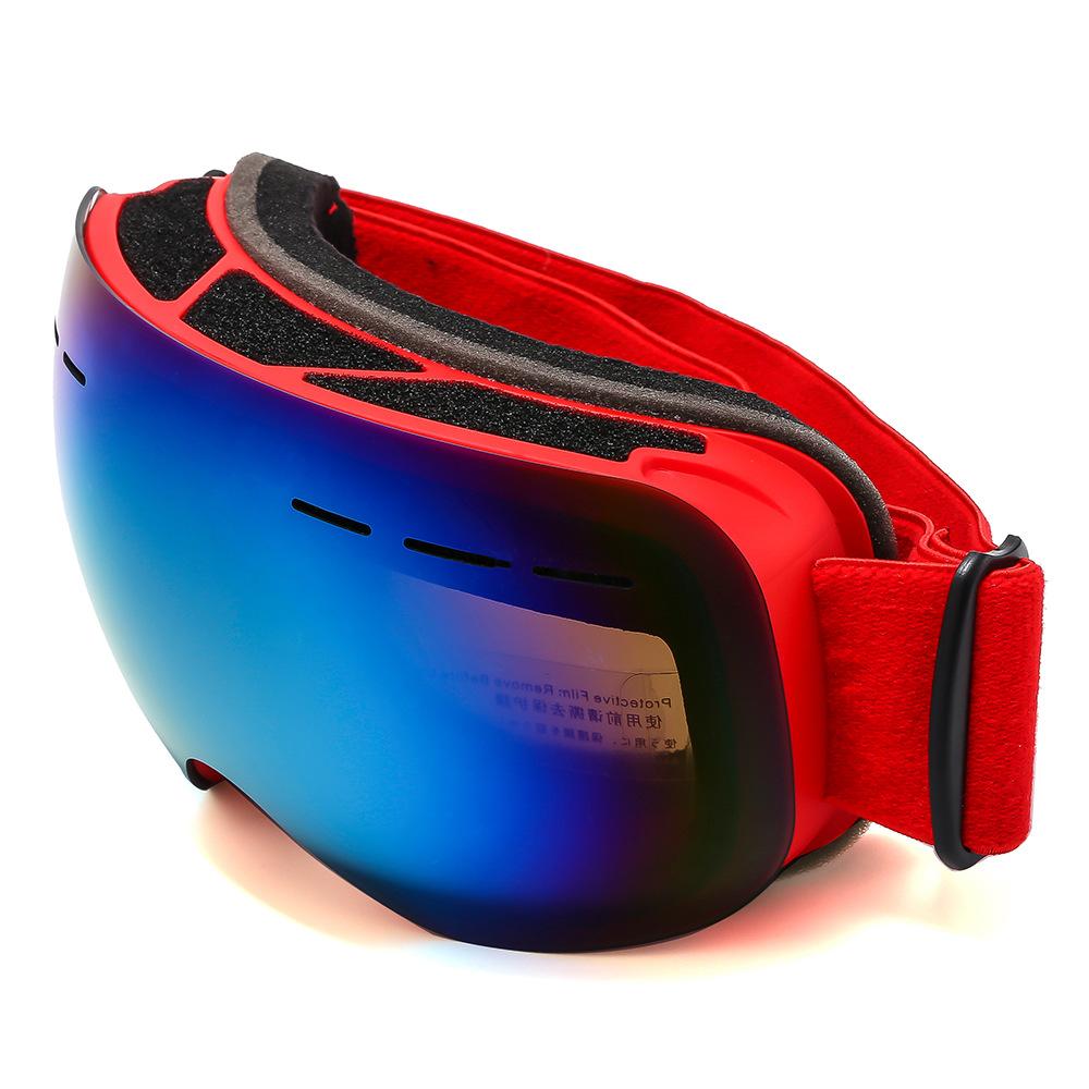 Цветные двухслойные противотуманные очки с цветным покрытием, очки Box Suit, ветрозащитные очки для альпинизма и снегопада