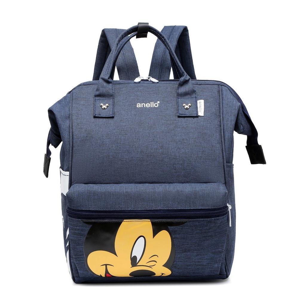 Disney Mickey Mouse Cartoon Shoulder Bag Large Capacity Mother And Baby Backpack With Vibrant Colors