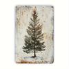 Antique Tree Metal Tin Sign Iron Foil Carved Wall Art Hanging Iron Painting Indoor/outdoor Decoration Suitable for Home