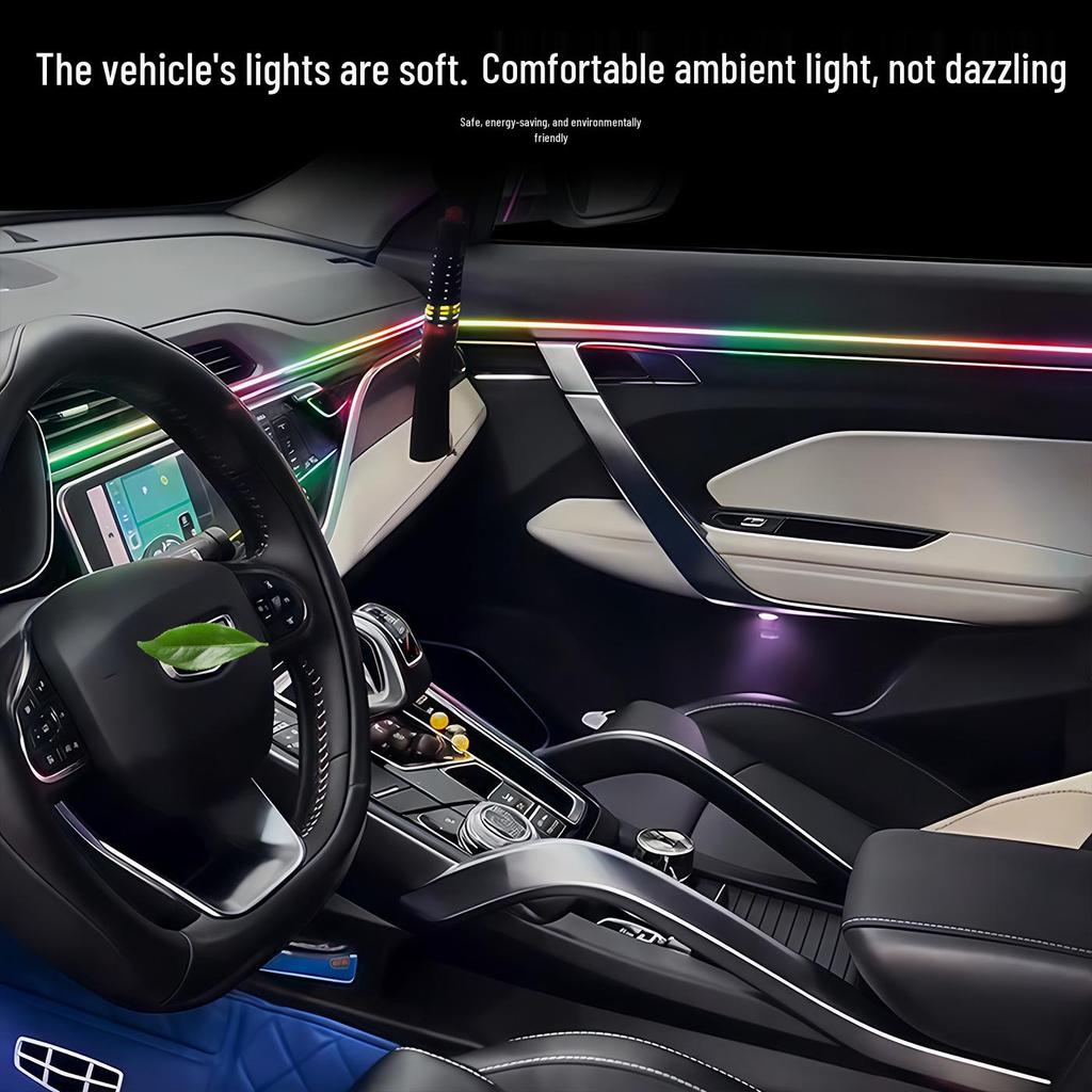Совместимая замена подсветки салона для Geely Boyue L/PRO/X/COOL - Динамичный переливающийся дизайн