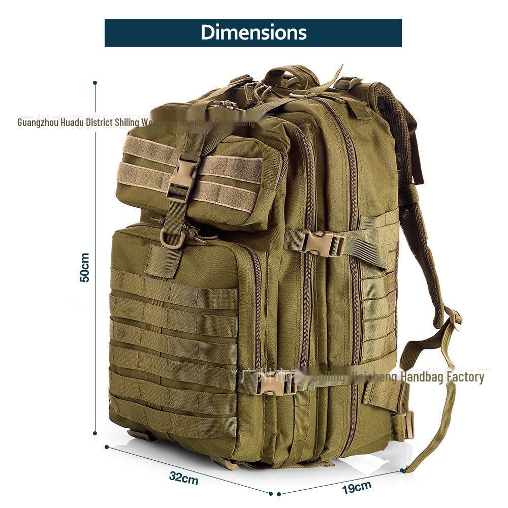 Тактический многофункциональный камуфляжный рюкзак с двумя плечами для велоспорта, путешествий и спорта