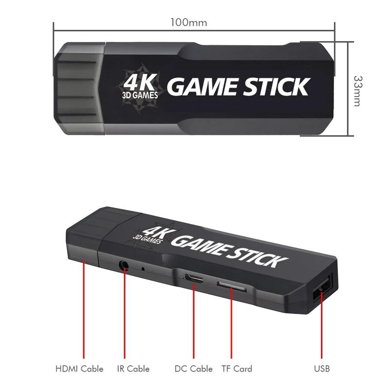 НОВАЯ игровая консоль GD10 Plus 256G 4K HD, двойной беспроводной контроллер 2.4G, ретро-консоль, 58000 игр для детей, рождественский подарок