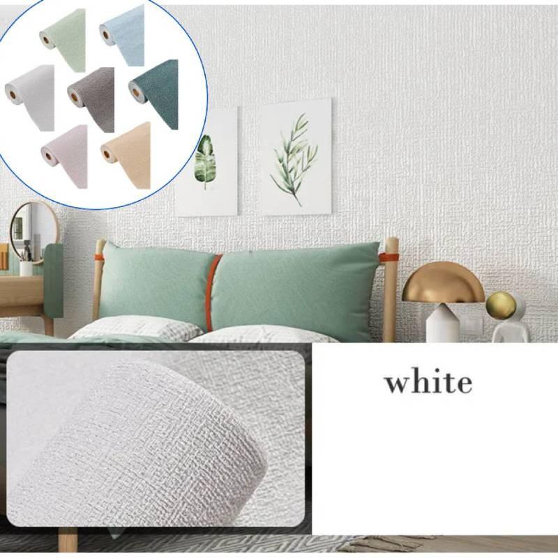 Премиальные 2,8-метровые самоклеящиеся обои для стен в элегантных однотонных цветах для современных домов