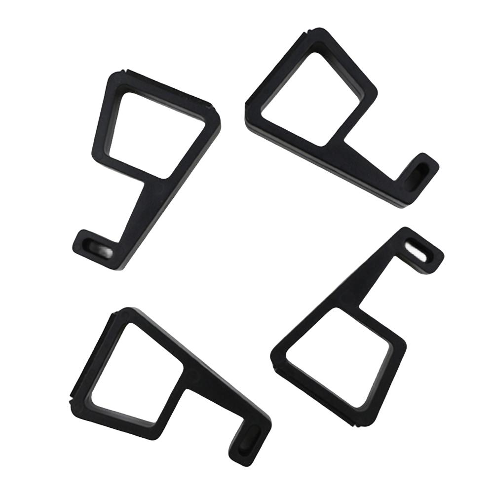 4Pcs Cooling Horizontal Version Bracket Anti-Slip Cooling Legs Stand Cooling Feet Flat-mounted for PlayStation4 Slim Pro Console