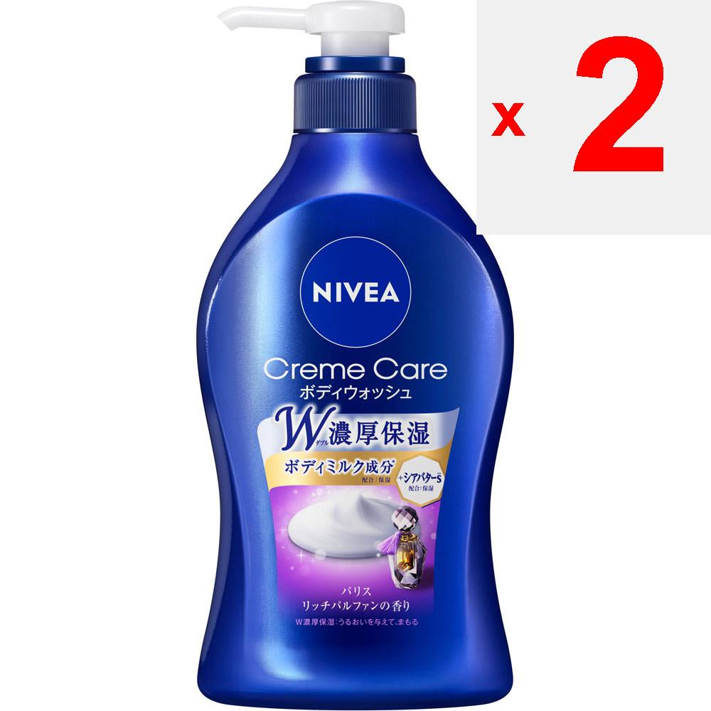 KAO NIVEA Cream Care Body Wash Paris Rich Parfum Fragrance Pump 480ml Personal Medium Price Range Мыло для тела Personal Medium Price Range