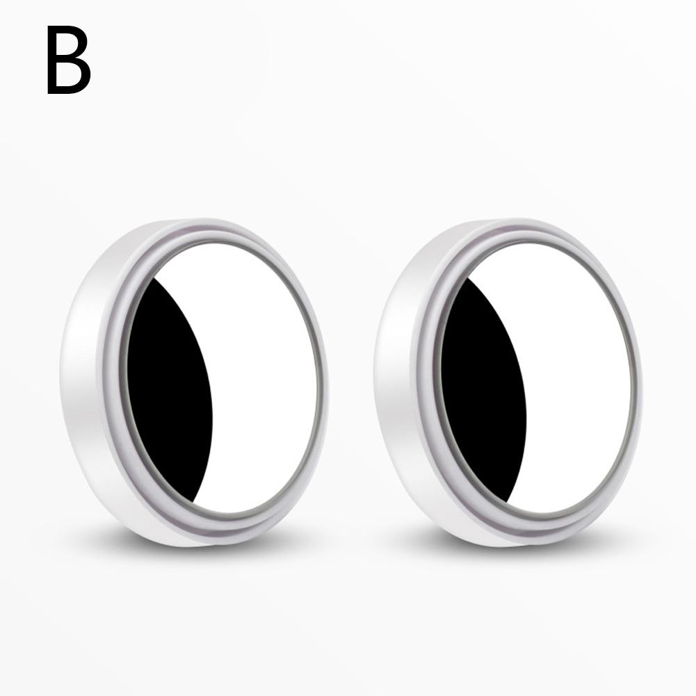 2 шт. регулируемое зеркало для слепых зон на 360 градусов, автомобильное вспомогательное выпуклое зеркало заднего вида с круглой рамкой, широкоугольные зеркала для заднего хода автомобиля