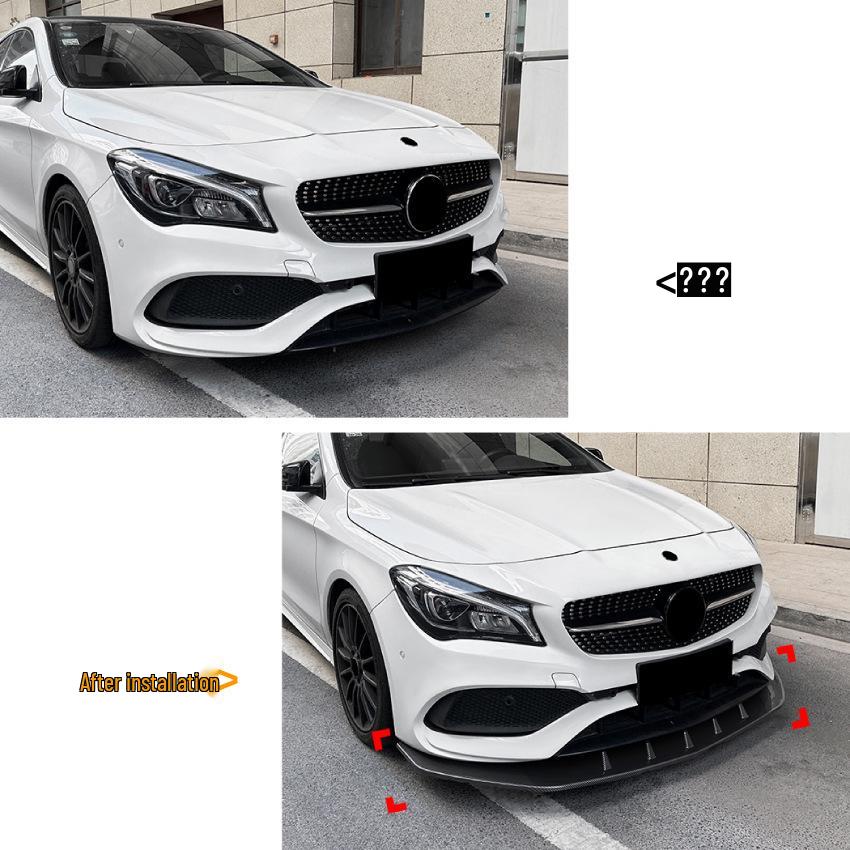 Mercedes-Benz CLA-Class C117 Sport Facelift (16-19) Комплект переднего спойлера-губы