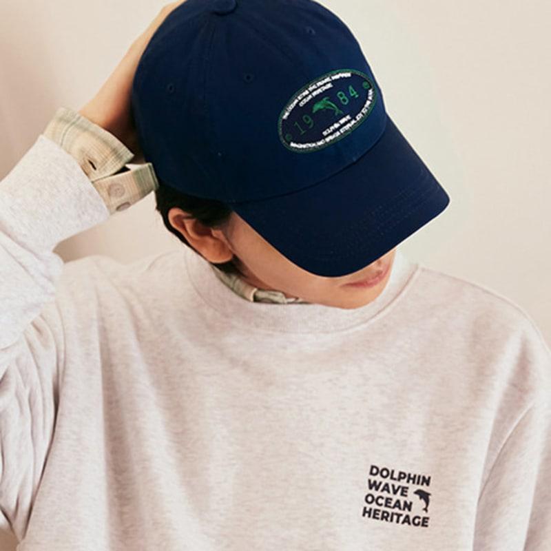 DOLPHIN WAVE APPAREL Овальная бейсболка с дельфином_123823DB