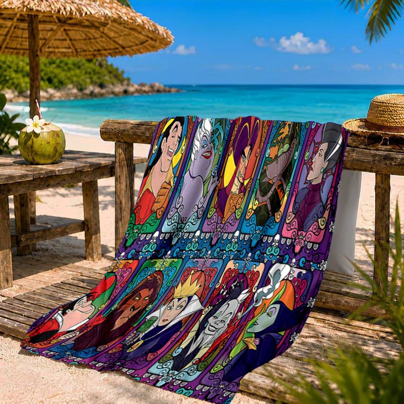 Evil Queens Collage Beach Towel Microfiber Beach Towel, Lightweight and Quick-Dry, for Summer Travel, Swimming Pool Fan Birthday Gift