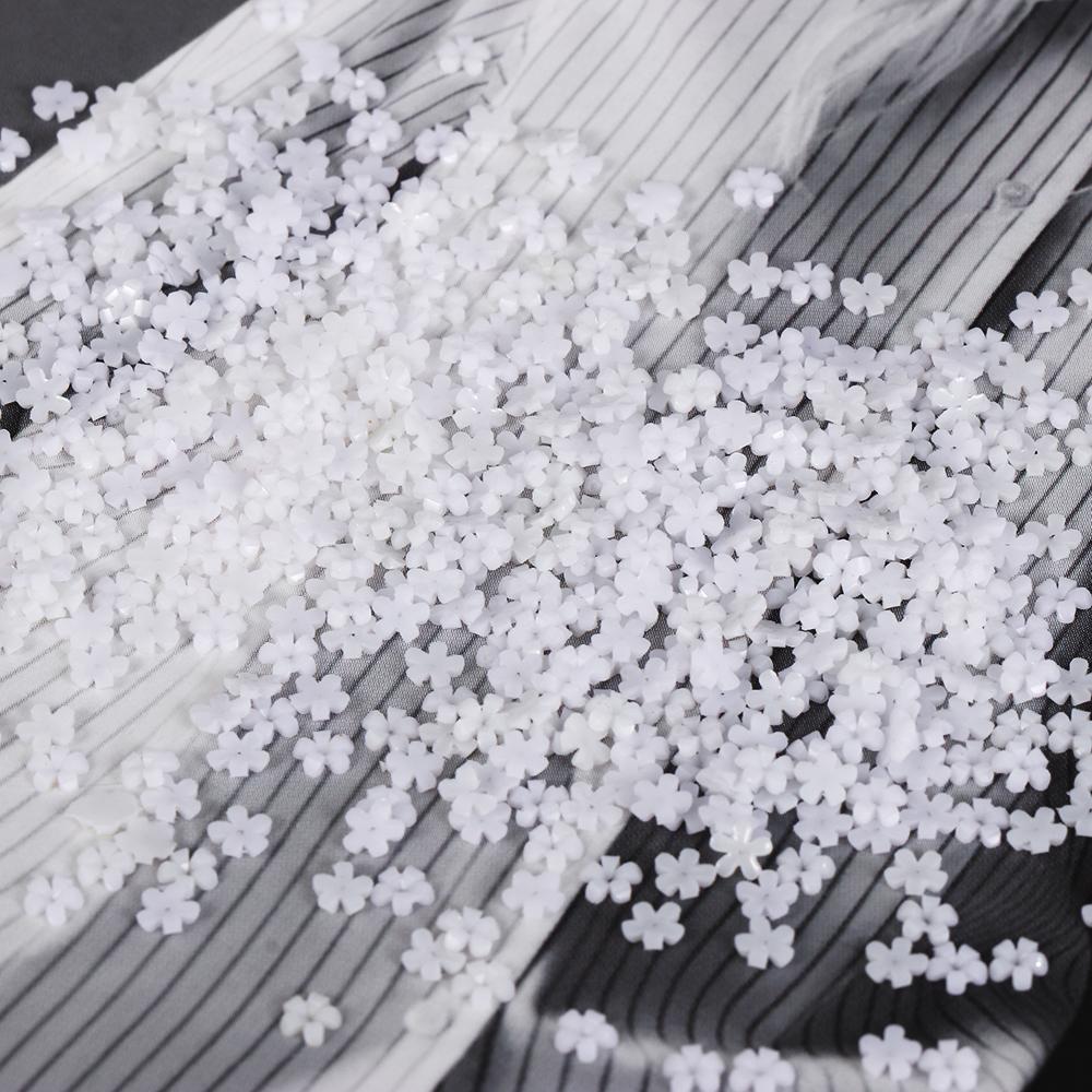 100/500pcs Material Package Flower Cute Resin Drill Nail Art Decoration Nail Beauty Rhinestones