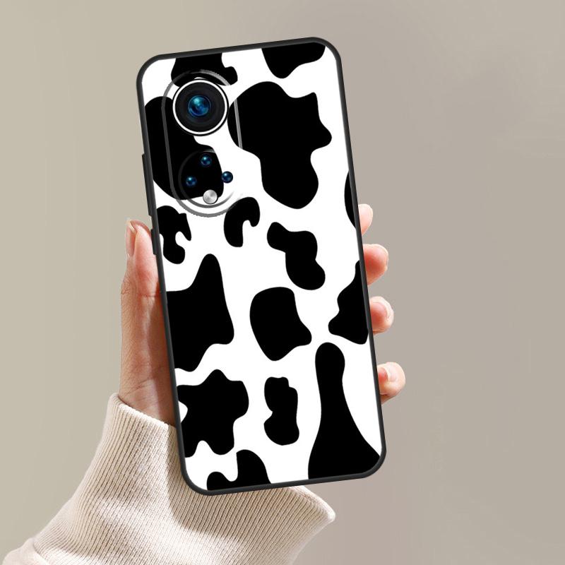 Белый Черный Чехол с Принтом Коровы Для Honor X8 X8a X9 X9a X7a X7 X6a 8X 9X Magic 5 Lite Pro Honor 70 50 90 Lite Чехол