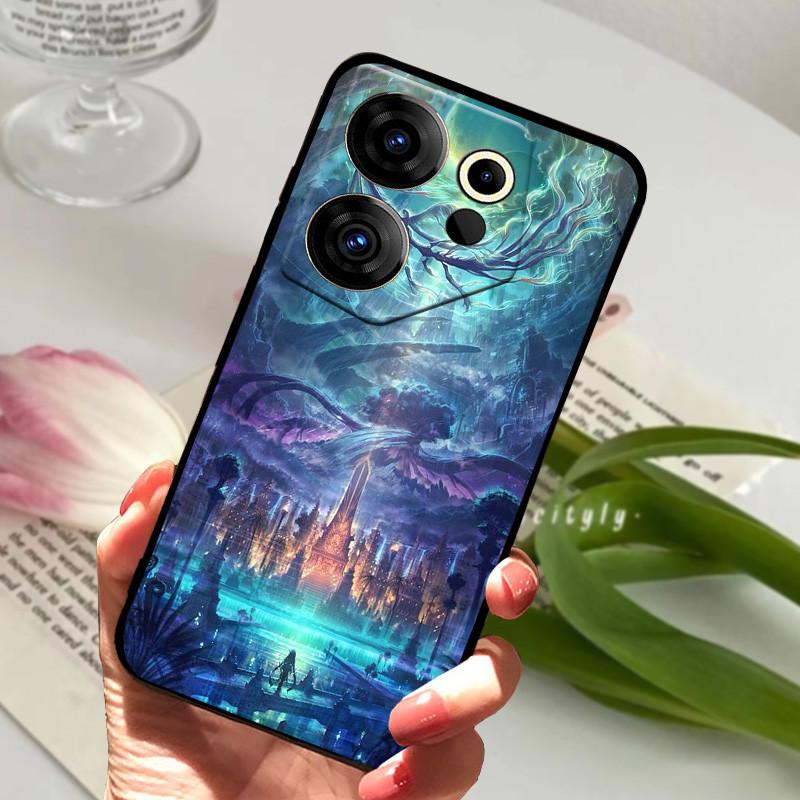 Чехол для Tecno Camon 20 Premier Крутые Животные Ударопрочный Мягкий Силикон ТПУ Чехол для Телефона Для Tecno Camon20 Premier 5G CK9n Fundas