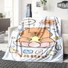 Cute Bear Sitting On Lotus Flower Home Customization Blankets Soft Cozy Lightweight Allseason Multipurpose Blanket For Picnics Sofas Offices Beds