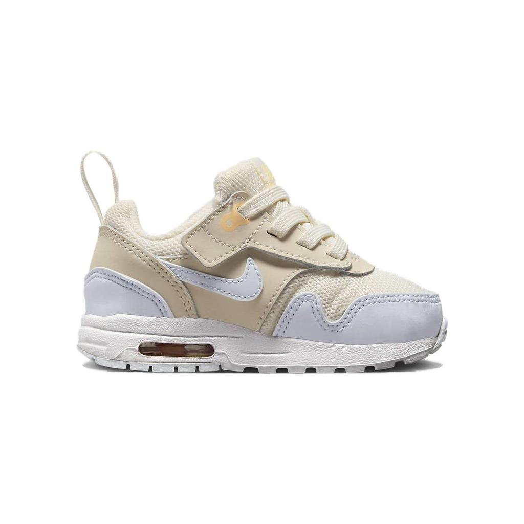 Nike Air Max 1 EasyOn Baby/Toddler Pale Ivory Melon Tint White Football Grey DZ3309-102