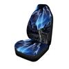 Чехол на сиденье с принтом Ночной Волк, Удобный набор для декора, Аксессуары-защита для автомобиля, Легко установить, Подходит для большинства автомобилей