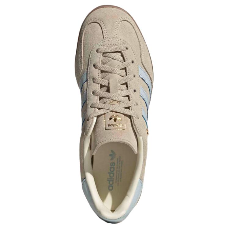 Adidas Оригинальные КРОССОВКИ GAZELLE INDOOR Немецкой Армии Женские Светло-хаки JR2432