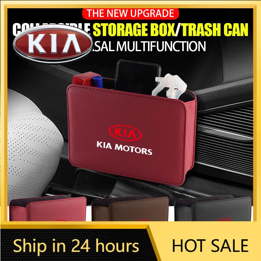 2026 Hot Car Sticker Car Seat Back Car Door Storage Bag Auto Organizer For KIA Sportage Ceed Sorento Cerato Optima Picanto Rio S