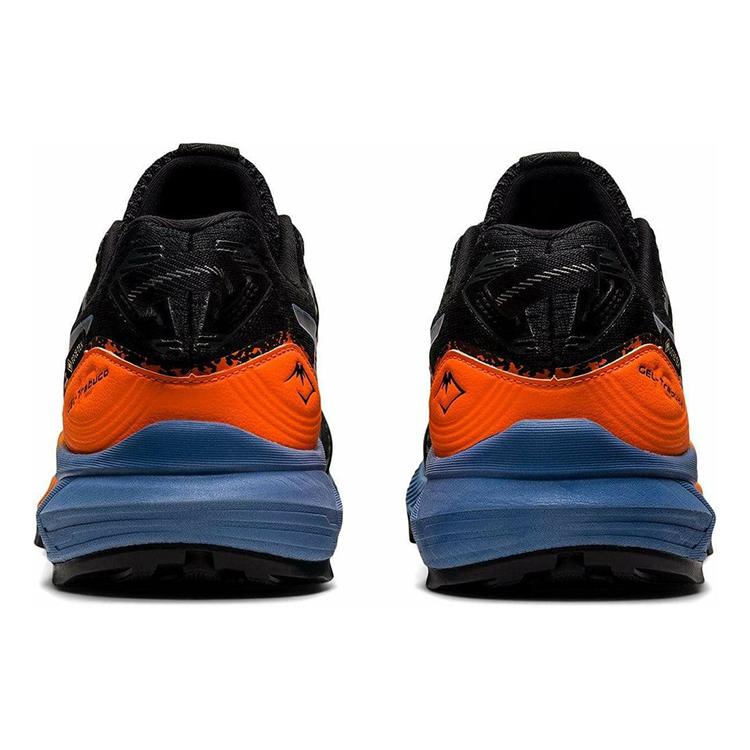 Asics Гель Trabuco 10 Gore Tex Черный Синий Гармония Оранжевый 1011B328-002