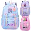 K-Pop Demon Hunters School Bag Kids Students Huntrix Girl Rainbow Dual-Shoulder Bag Boys Laptop Rucksack Outdoor Shouler Bag