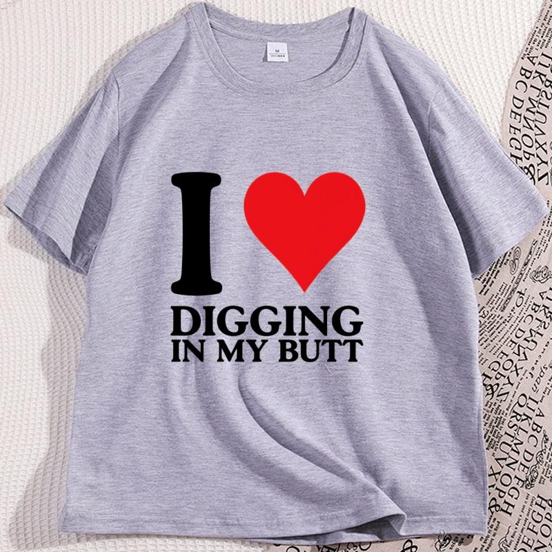 Funny Start Digging Weirdcore Cursed TShirt for Men Cotton Printed Graphic Tees Streetwear Clothing Y2k Streetwear T Shirt