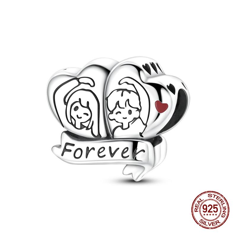 Original Charm Copper Valentine'S Day Special Edition Charms Bead Fits 3Mm Original Bracelet For Women Diy Jewelry Gifts New